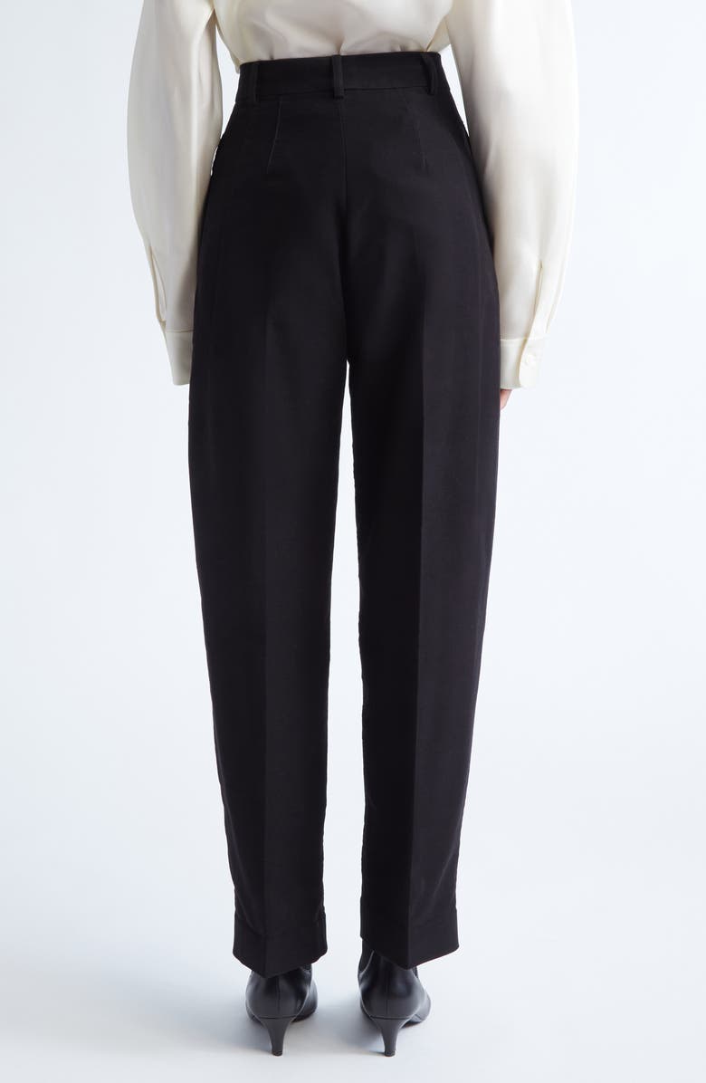 GIA STUDIOS Xanthe Cotton Trousers, Alternate, color, Black