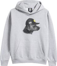 MARKET SMILEY® Dog Got Style Cotton Blend Graphic Hoodie