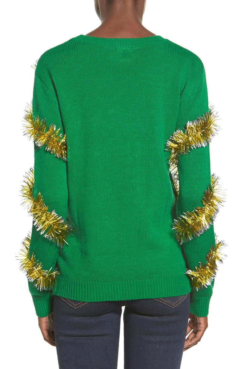 Ten Sixty Sherman Tinsel Ball Christmas Sweater, Alternate, color,