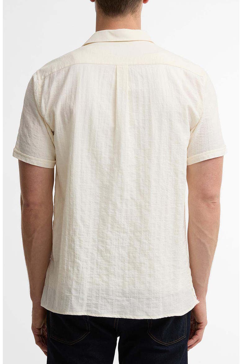 Kingswood Short Sleeve Cotton Ripstop Button-Up Shirt, Alternate, color, WHISPER WHITE