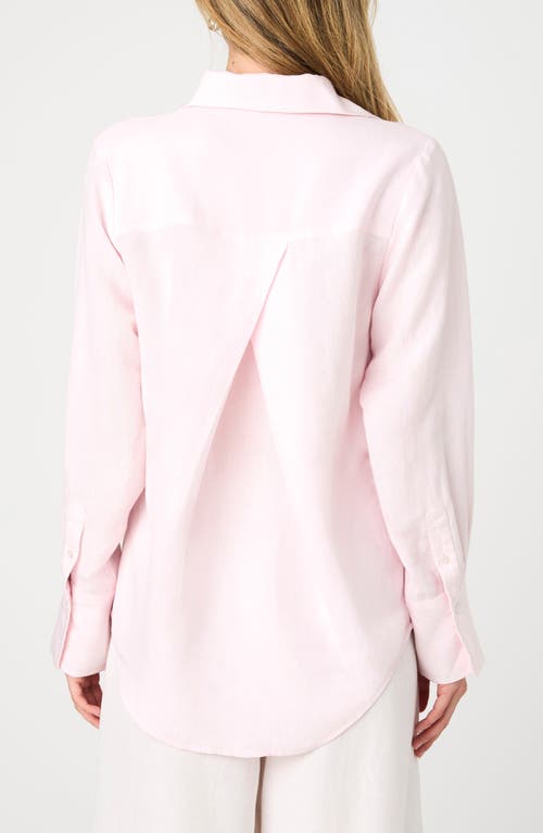 French Connection Birdie Oversize Linen Blend Button-up Shirt