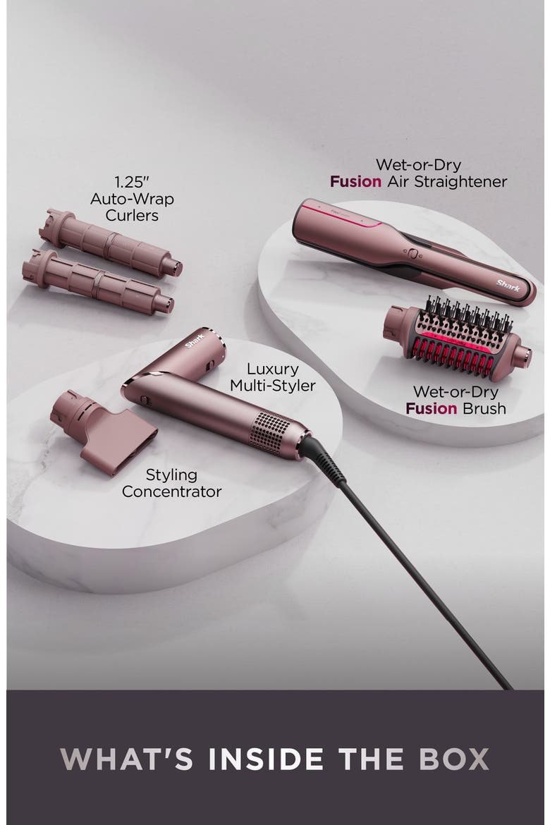 FlexFusion™ Air & Ceramic System with Air Straightener for Straight & Wavy Hair, Alternate, color, COSMIC BLUSH