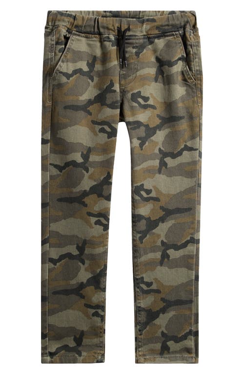 Joe's Kids' Slim Fit Camo Cotton Drawstring Pants In Camflauge