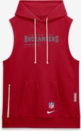 Nike Men's Nike Red Tampa Bay Buccaneers Sideline Standard Issue Dri-FIT Sleeveless Hoodie