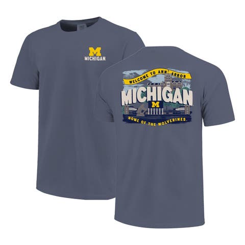 Youth  Navy Michigan Wolverines Local Campus Scene T-Shirt
