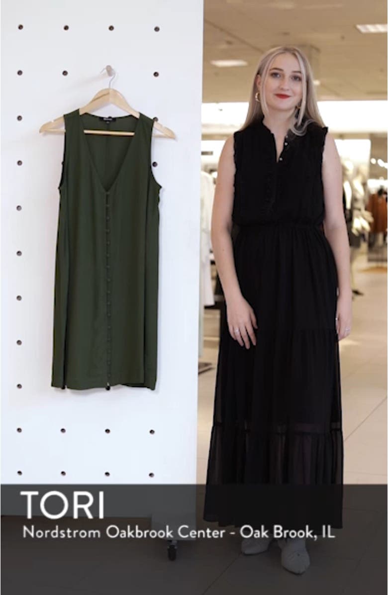 Heather Button Front Dress, sales video thumbnail