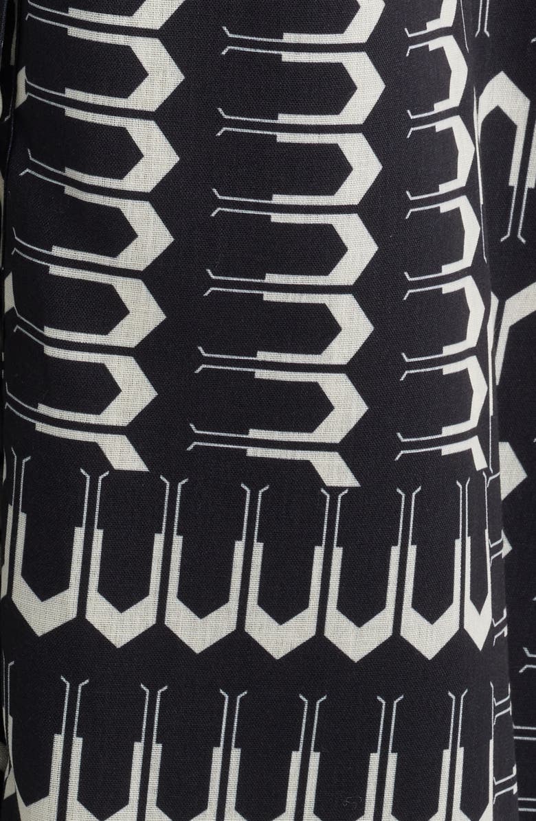 CIEBON Kaisa Sleeveless Belted Shirtdress, Alternate, color, Black Multi