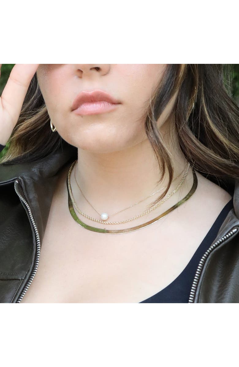 The Lovery Fine Jewelry Bismark Necklace, Alternate, color, Yellow Gold