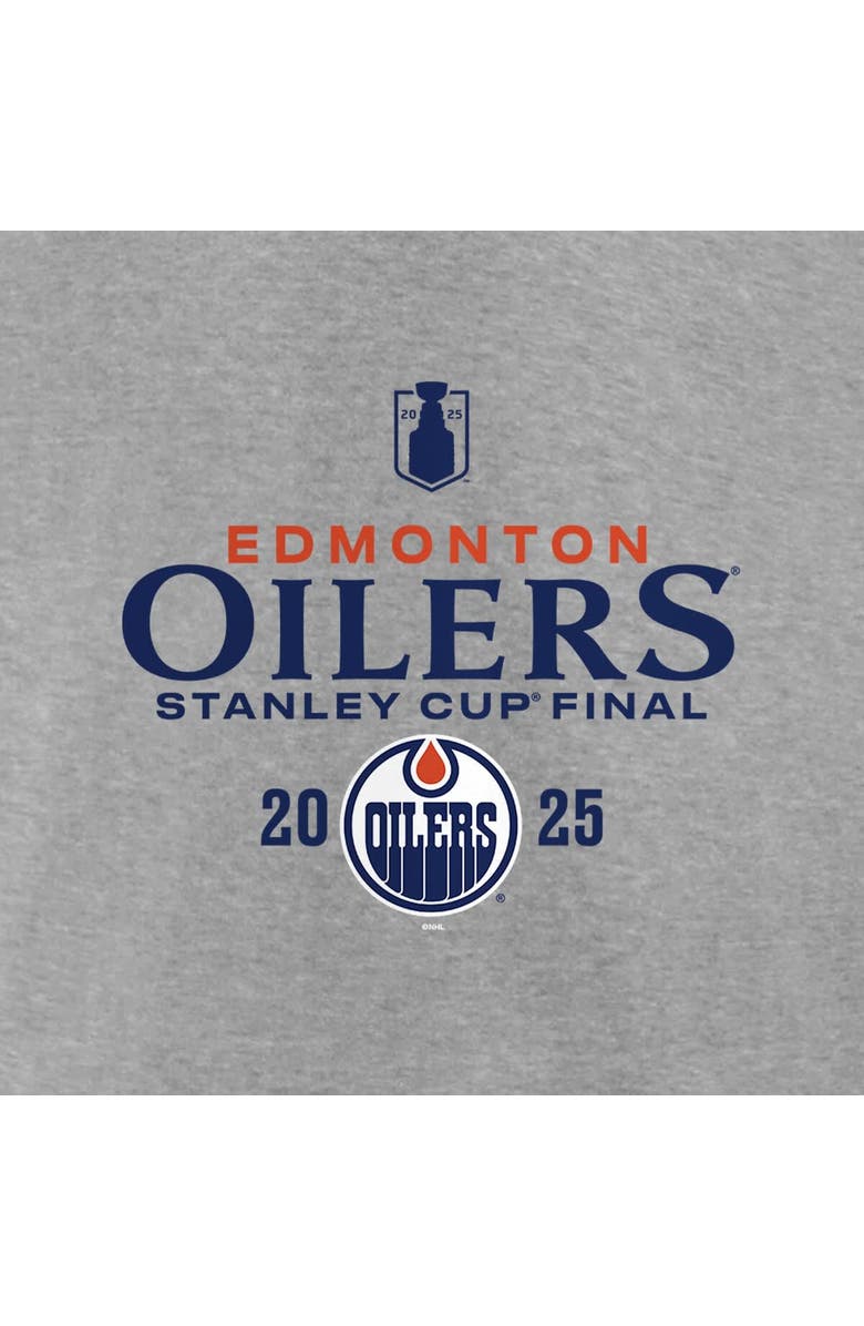 FANATICS Men's Fanatics  Heather Gray Edmonton Oilers 2025 Stanley Cup Final Roster T-Shirt, Alternate, color, 