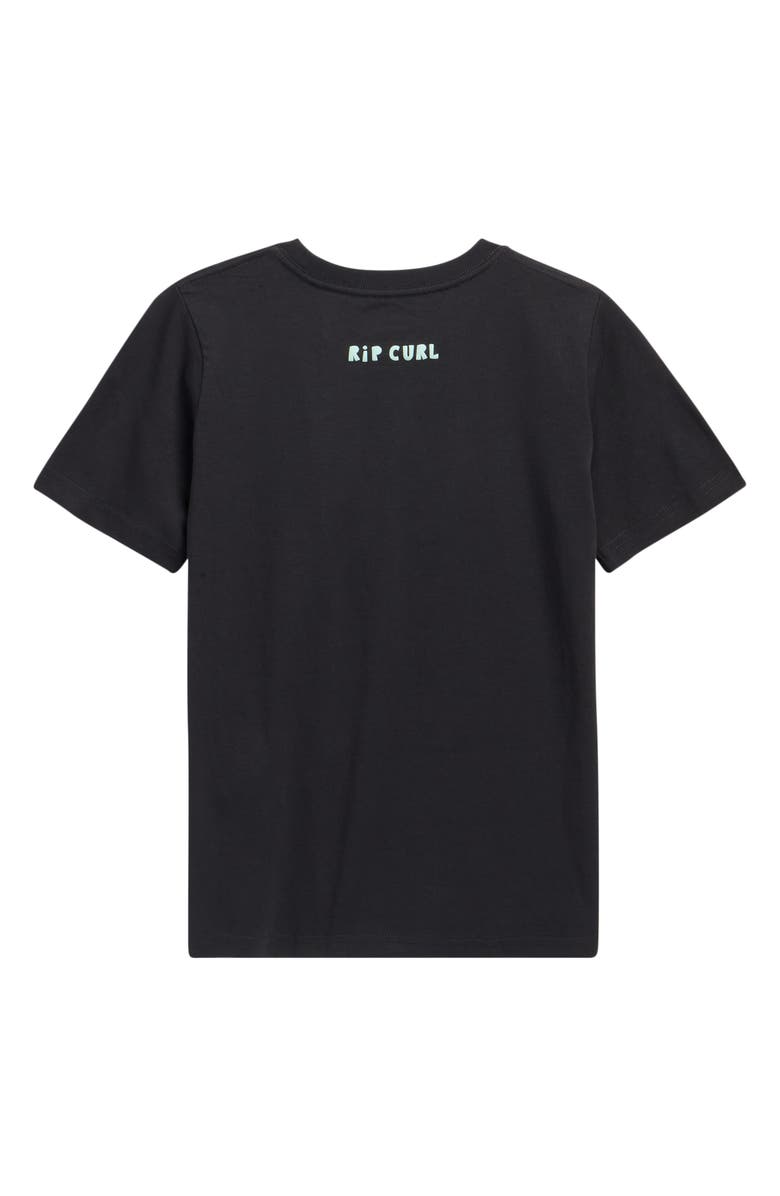 Rip Curl Kids' Surf Check Cotton Graphic T-Shirt, Alternate, color, Washed Black