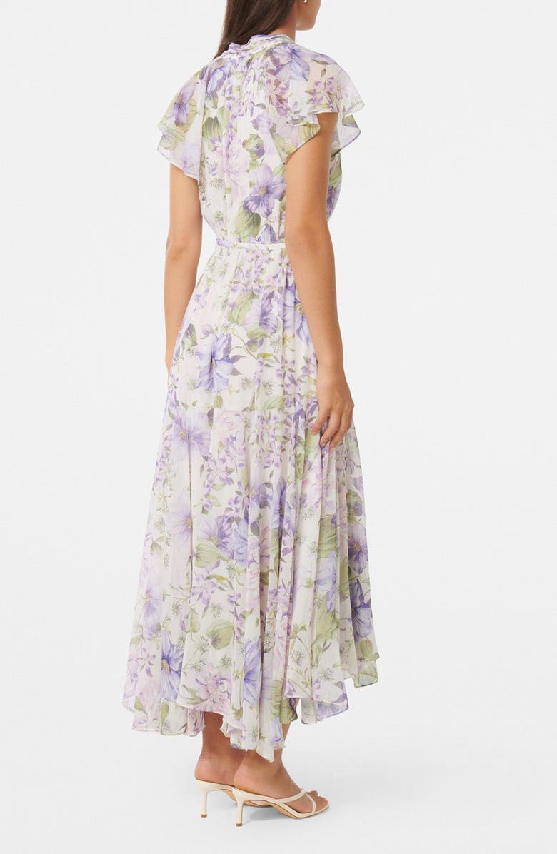 Ever New Freya Flutter Sleeve Midi Dress, Alternate, color, 