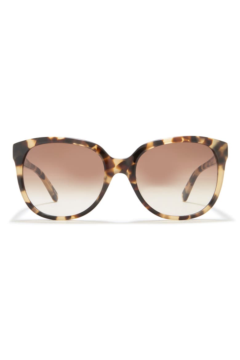 'bayleigh' 55mm sunglasses, Main, color, HAVANA HONEY/ BROWN FUSCHIA MS