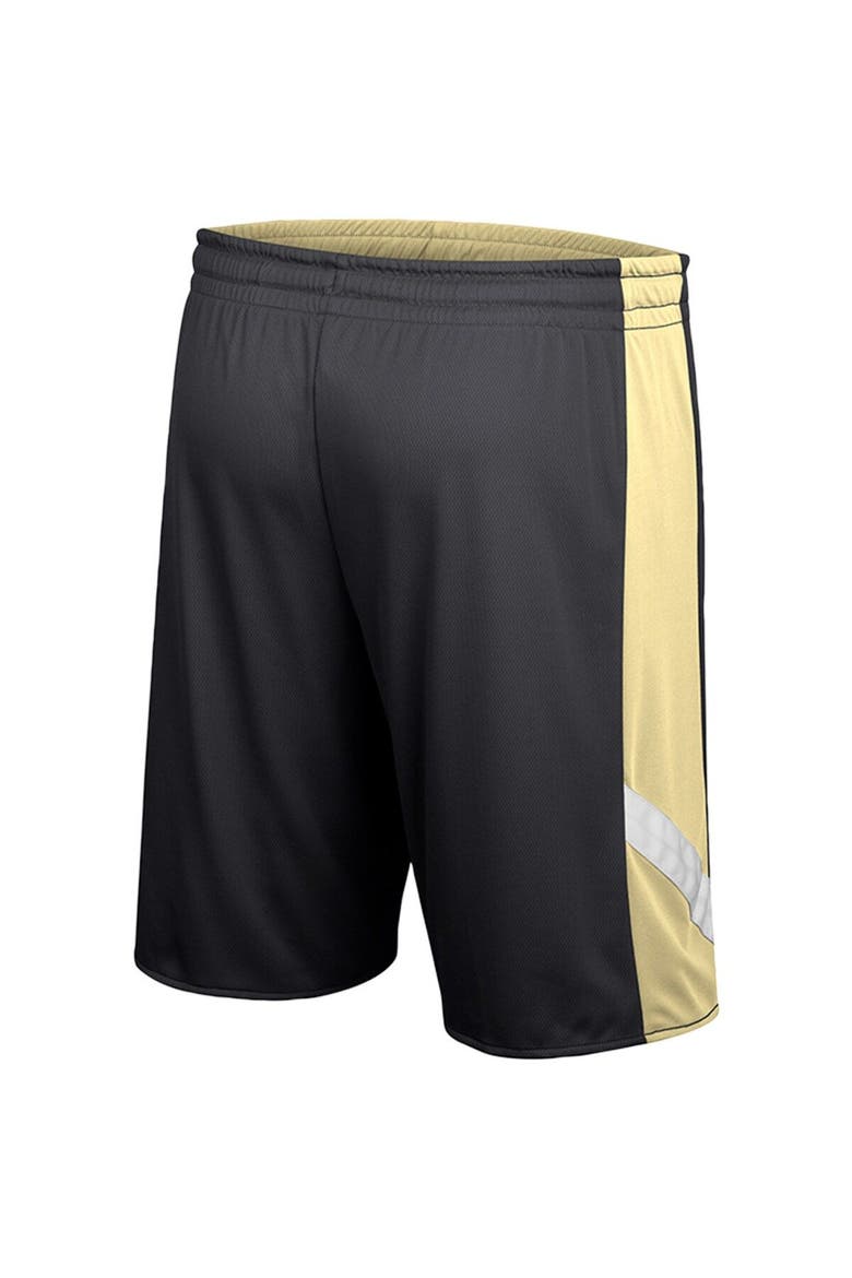 Men's Colosseum Black/Gold Colorado Buffaloes Am I Wrong Reversible Shorts, Alternate, color, Black