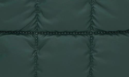 Veecollective Small Porter Quilted Recycled Nylon Tote In Green