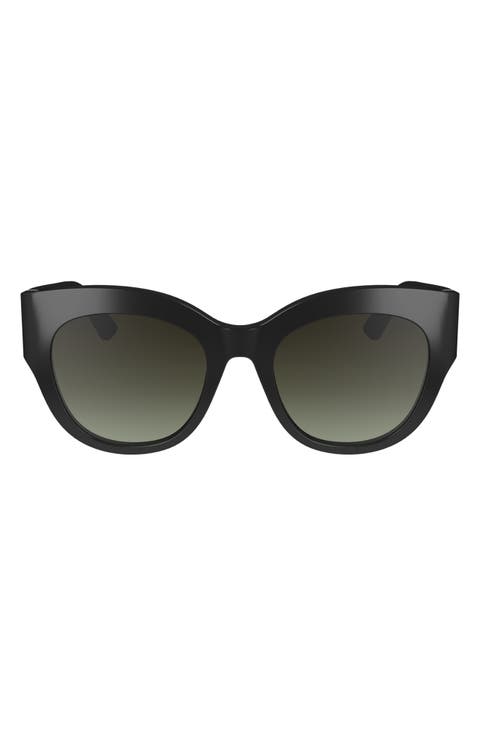55mm Gradient Butterfly Sunglasses