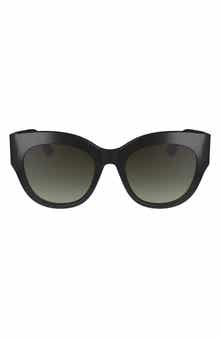Longchamp 55mm Gradient Butterfly Sunglasses