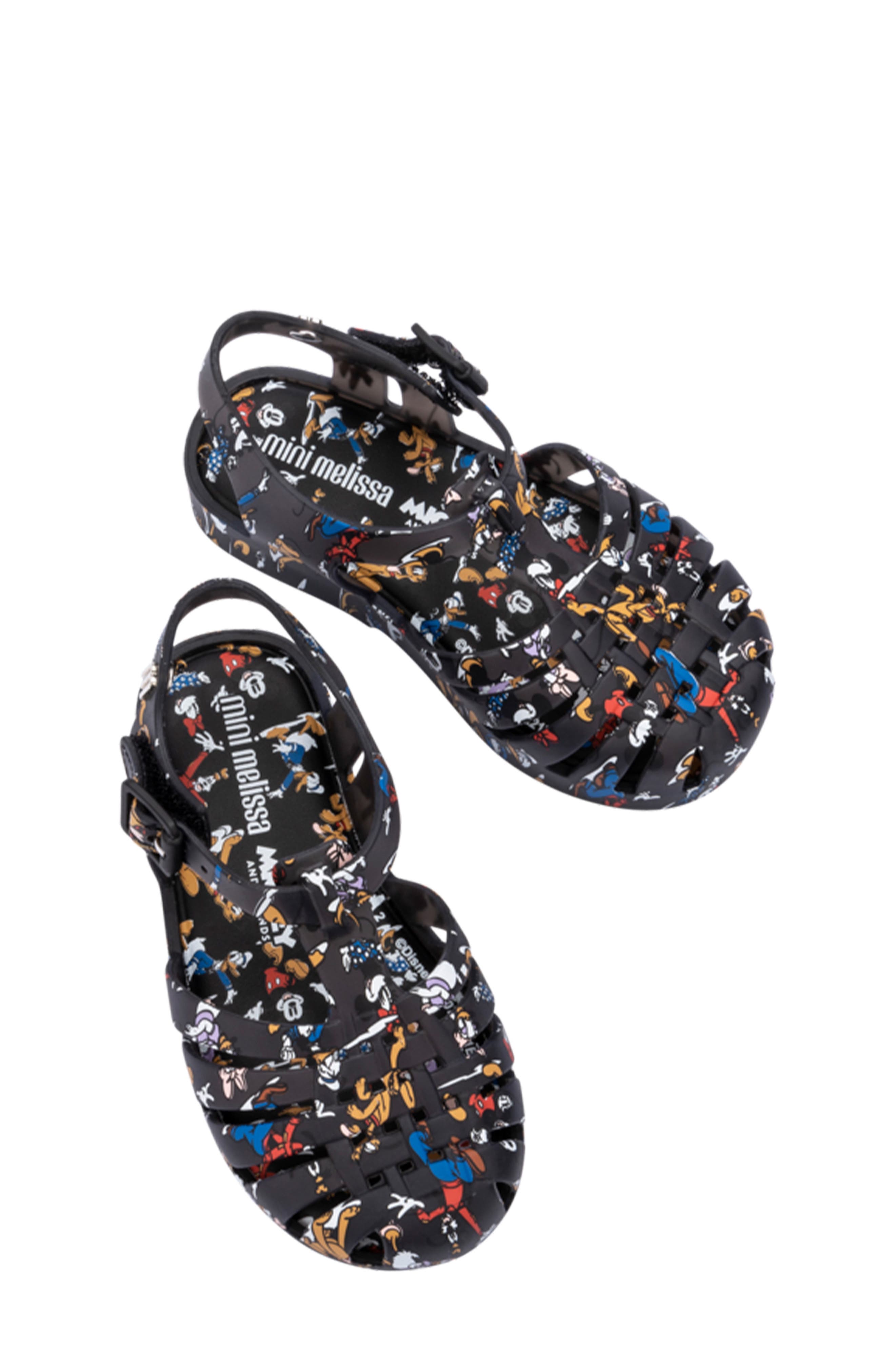 Melissa Kids' Disney<sup>®</sup> Mickey & Friends T-Strap Sandal, Alternate, color, 