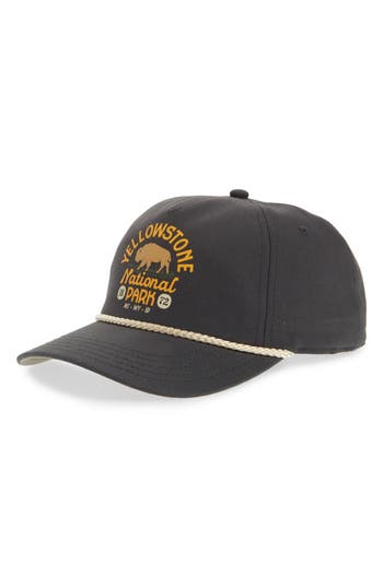 AMERICAN NEEDLE AMERICAN NEEDLE YELLOWSTONE CAPPY ADJUSTABLE SNAPBACK CAP