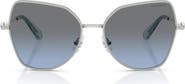 Swarovski 58mm Butterfly Sunglasses