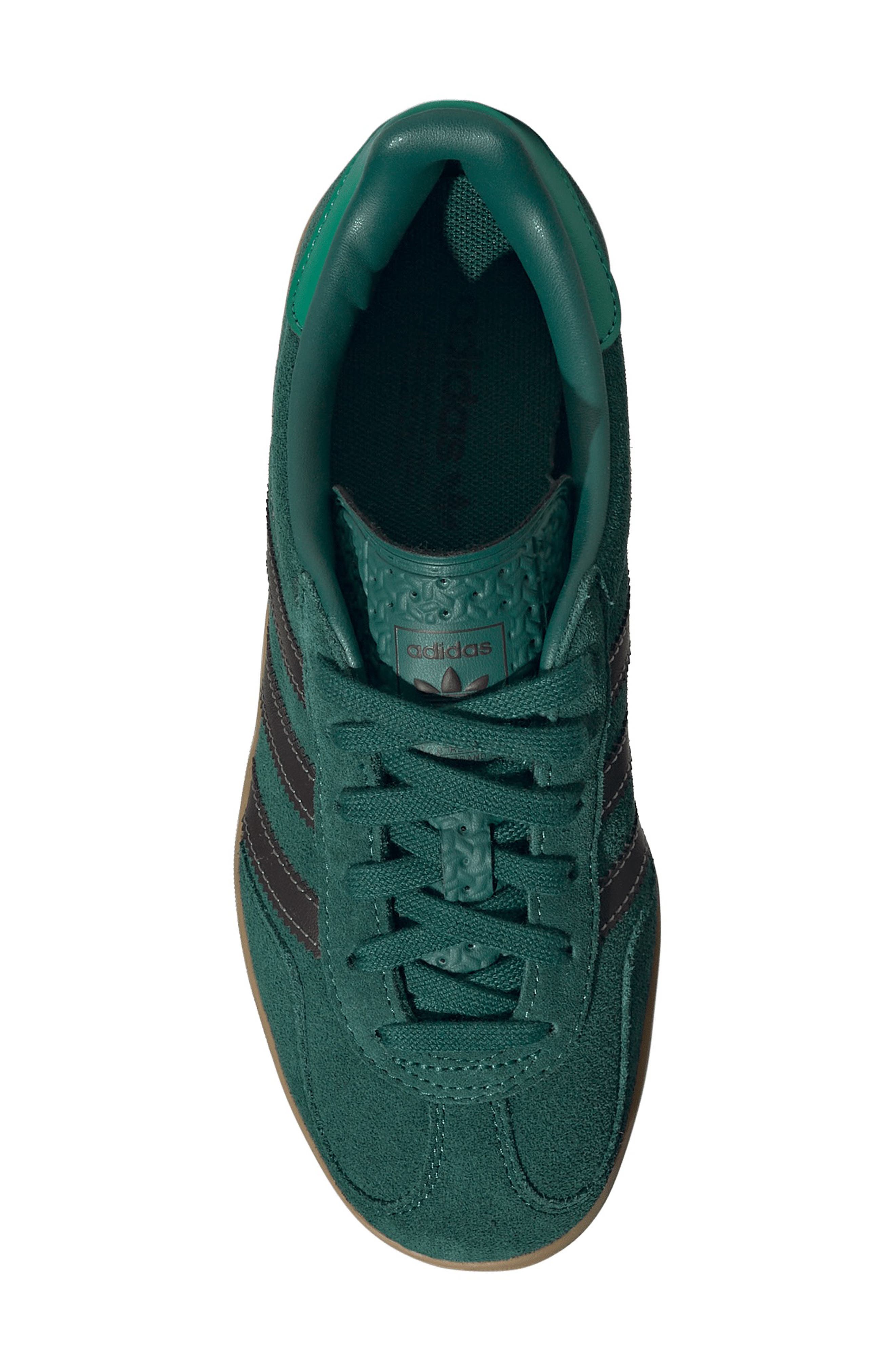 adidas Kids' Gazelle Indoor Sneaker, Alternate, color, Collegiate Green