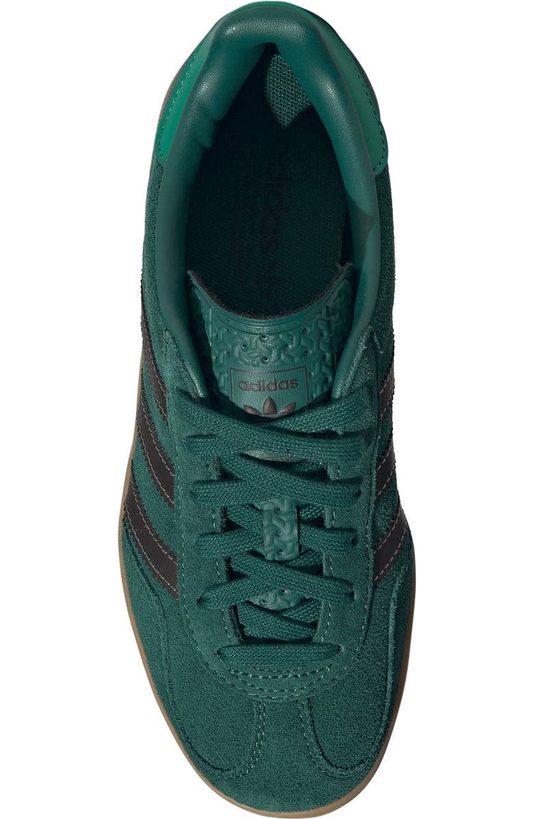 adidas Kids' Gazelle Indoor Sneaker, Alternate, color, Collegiate Green