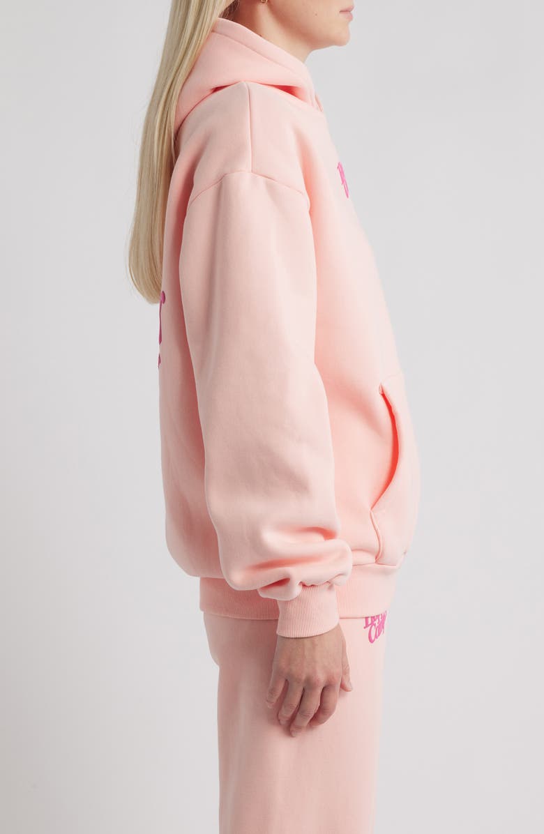 HAPPY CAMP3R Puff Series Core Logo Cotton Blend Hoodie, Alternate, color, Snowy Strawberry