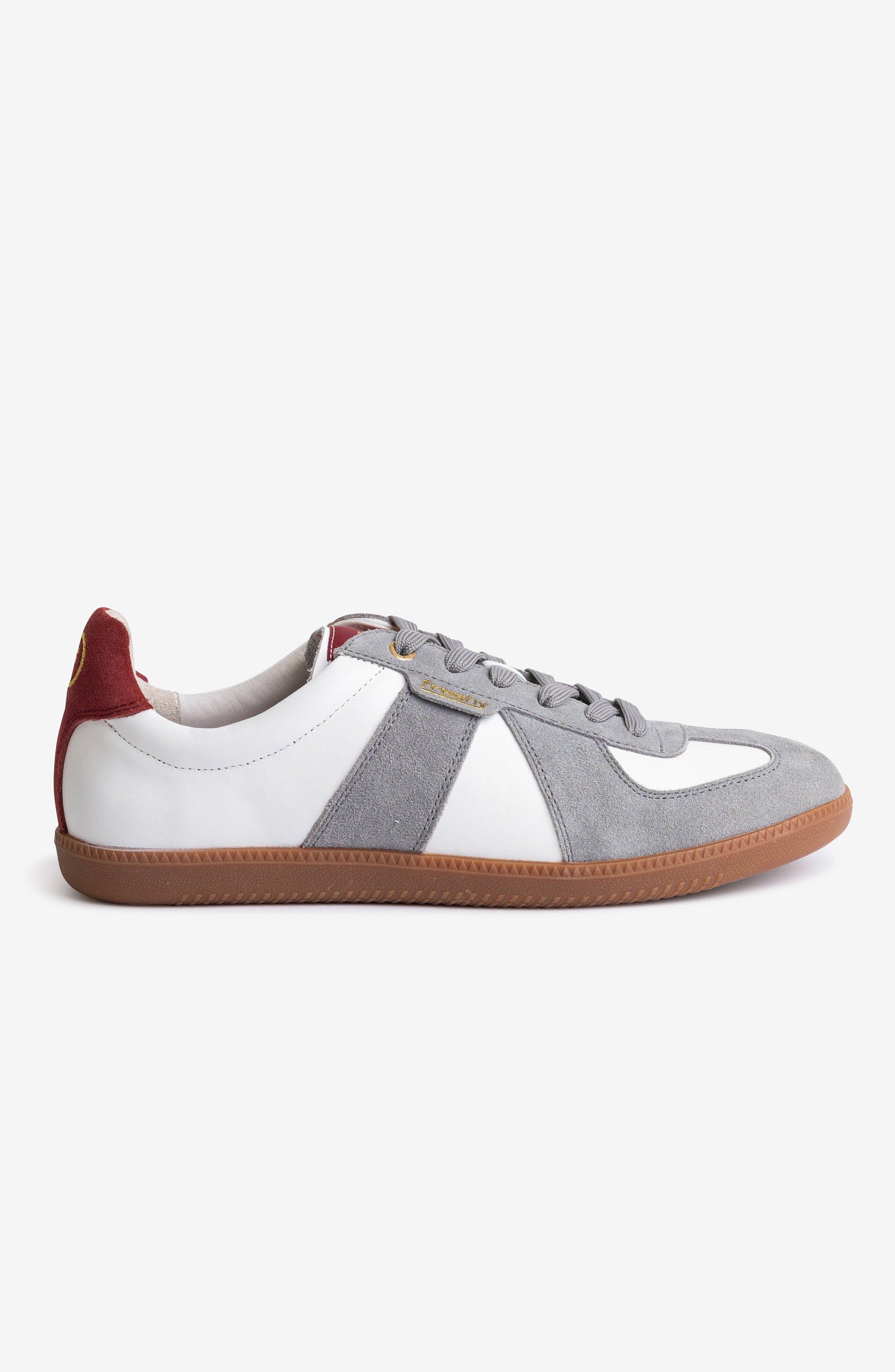 Freshy Indie Lites Sneaker, Main, color, Grey/White/Cranberry