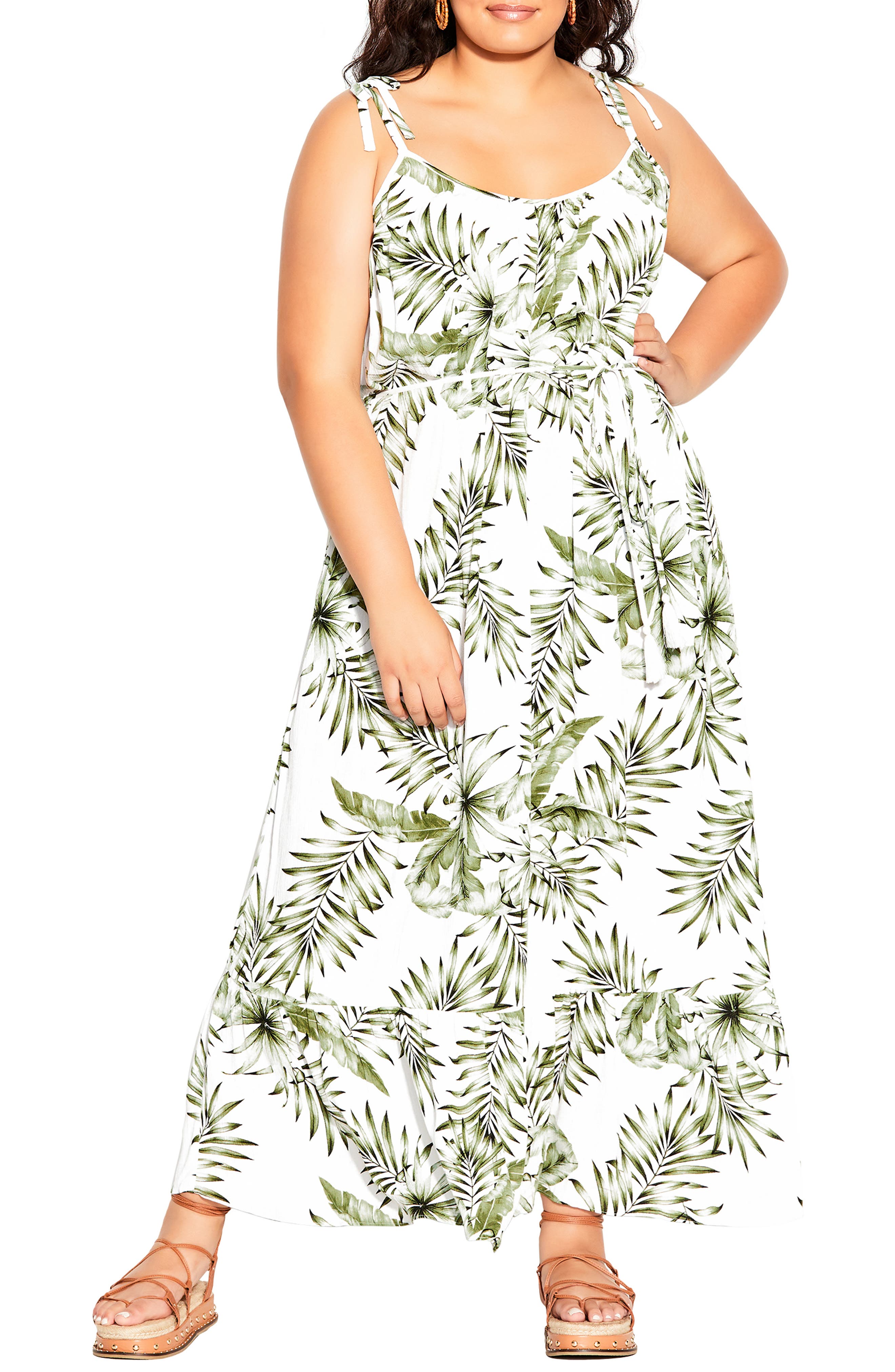 City Chic In Paradise Maxi Dress (Women) | Nordstromrack