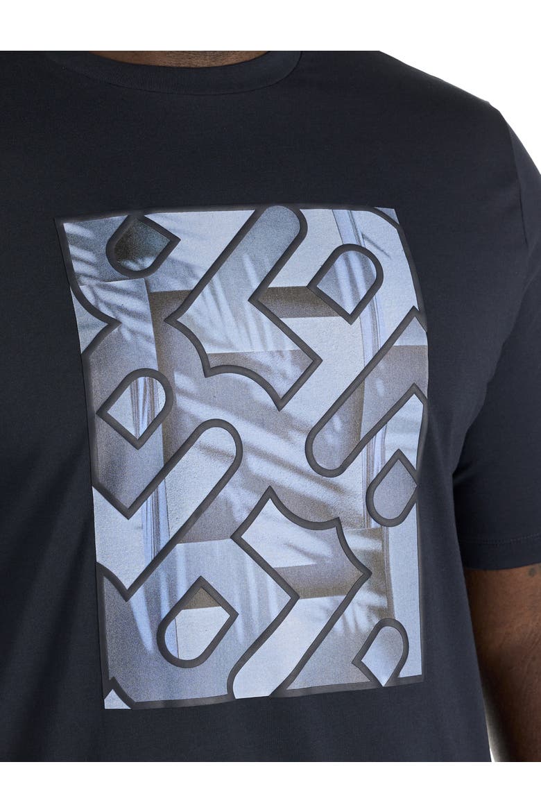Big & Tall Taut 81 Graphic Tee, Alternate, color, DARK BLUE