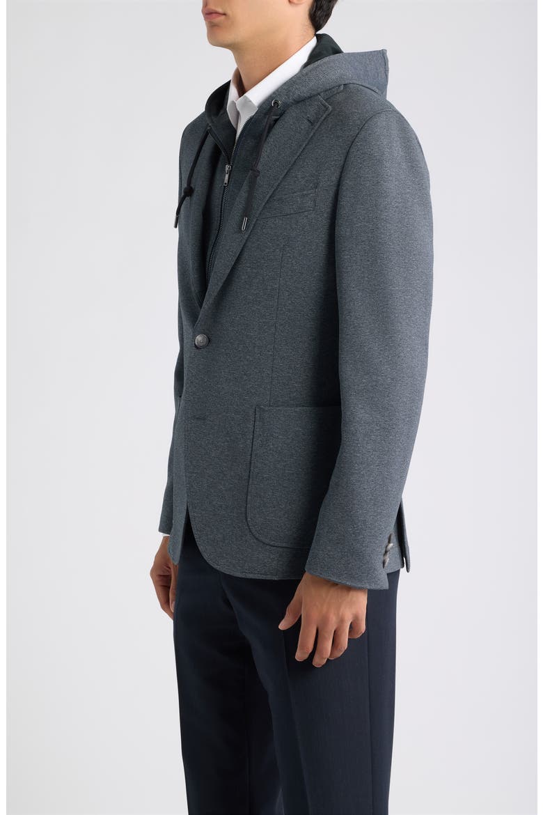 Hanry Jersey Sport Coat with Hooded Bib, Alternate, color, OPEN BLUE