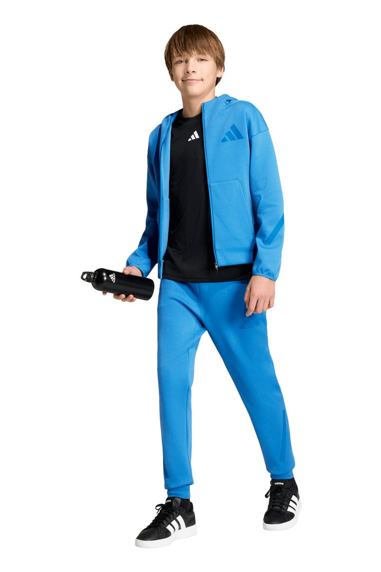 Kids' Z-N-E Primeknit Pants, Alternate, color, RAY BLUE/ BRIGHT ROYAL