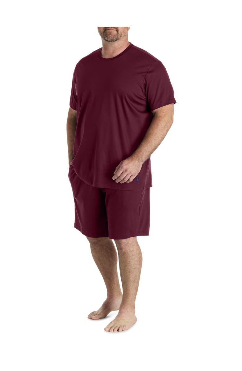 Polo Ralph Lauren Big & Tall Crewneck Sleep T-Shirt, Alternate, color, Classic Wine