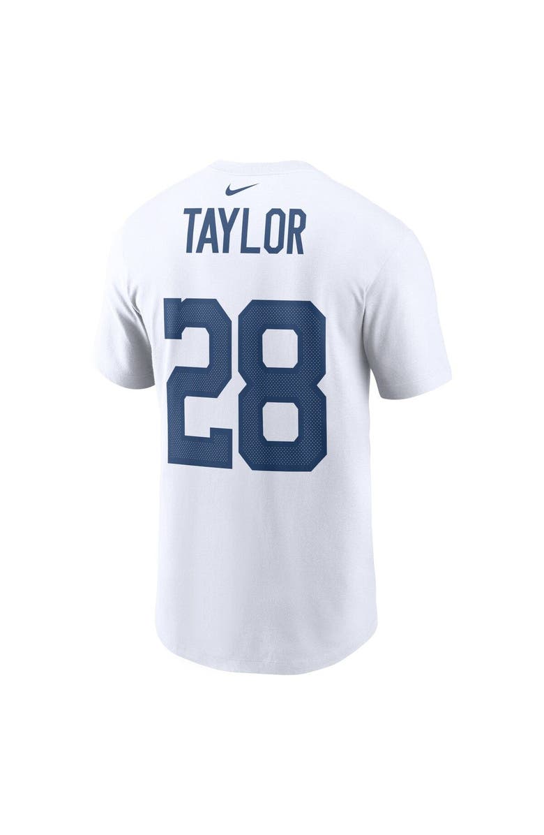 Nike Men's Nike Jonathan Taylor White Indianapolis Colts Player Name & Number T-Shirt, Alternate, color, 