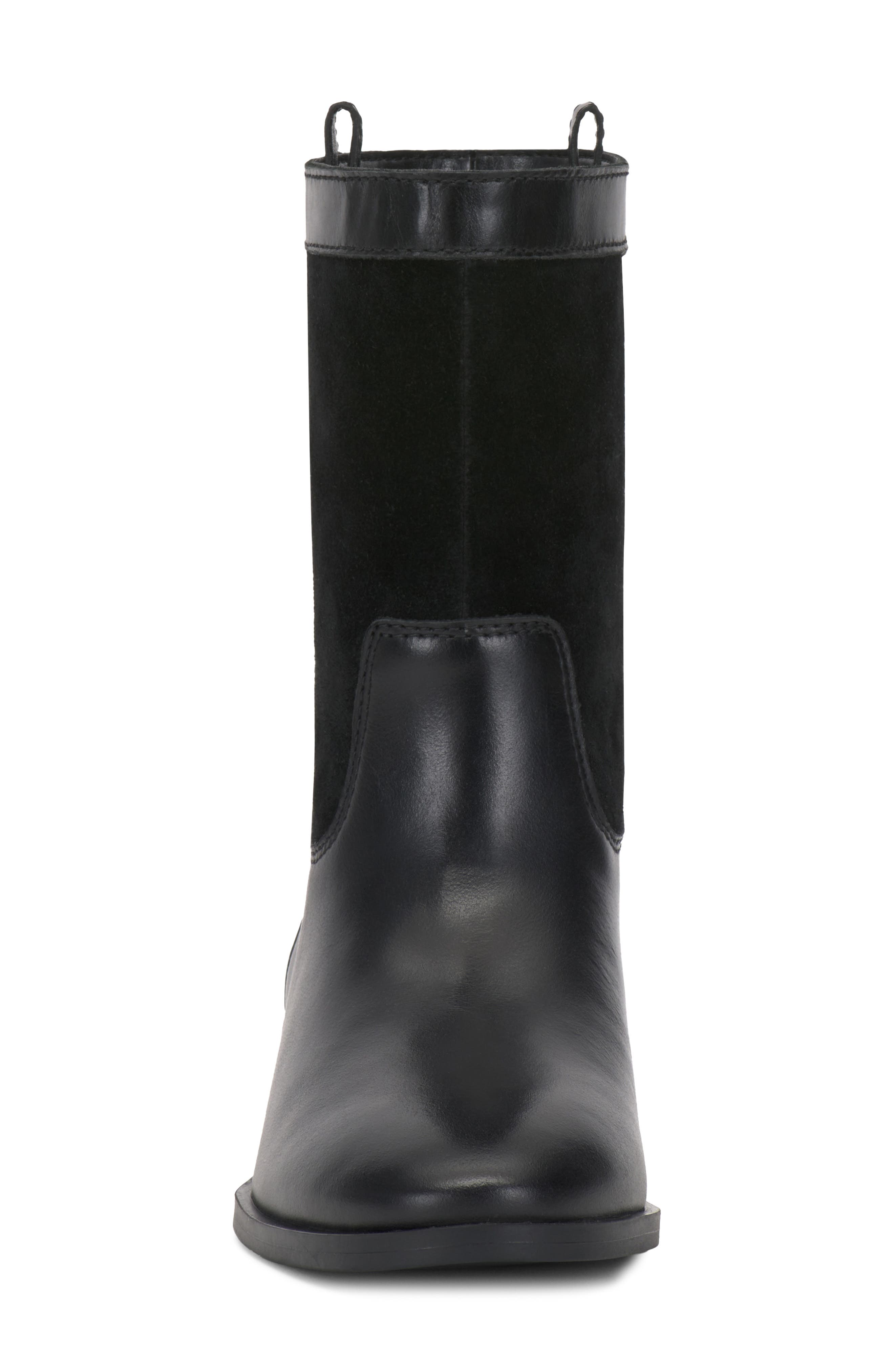 Bezzley Leather Bootie, Alternate, color, BLACK