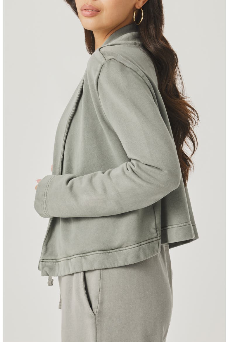 Greta Terry Blazer, Alternate, color, EUCALYPTUS GREEN