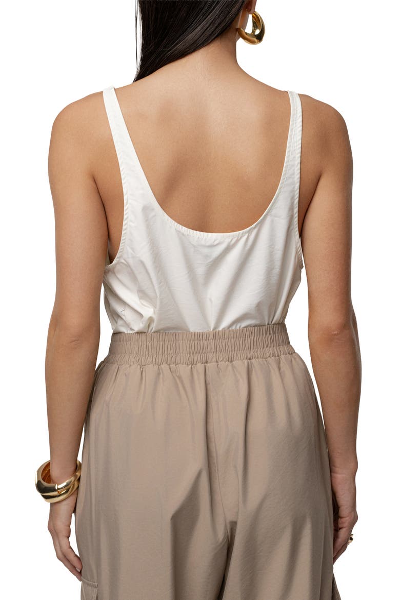 Active Scoop Neck Top, Alternate, color, Ivory