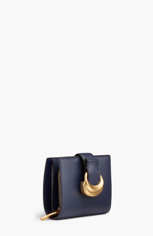 Donna Karan New York Valley Stream Small Wallet In Blue