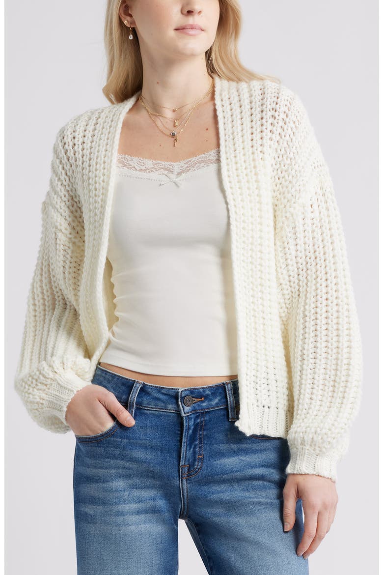 Oversize Cardigan, Main, color, IVORY