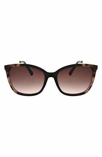 Oscar de la Renta 57mm Square Flare Sunglasses