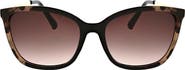 Oscar de la Renta 57mm Square Flare Sunglasses