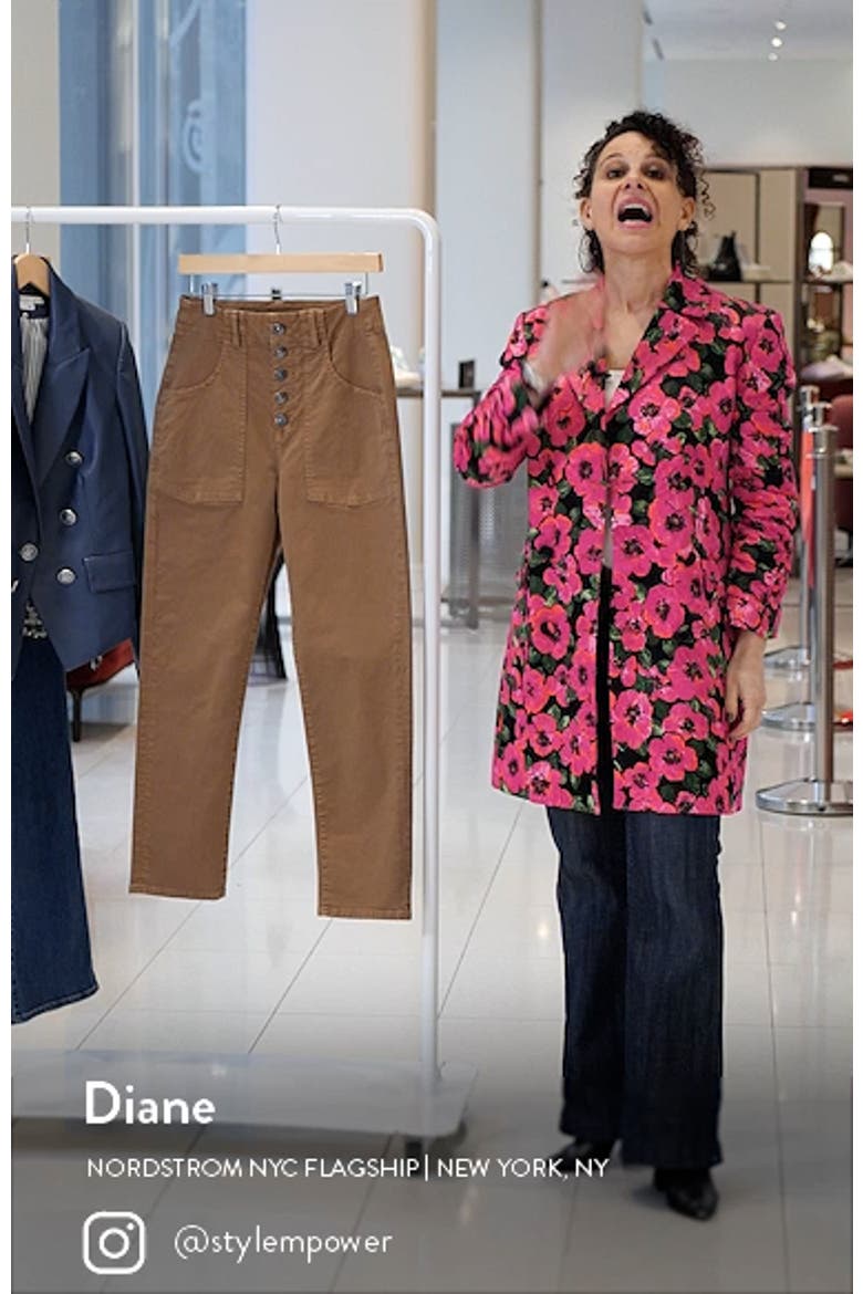 Arya High Waist Crop Straight Leg Jeans video