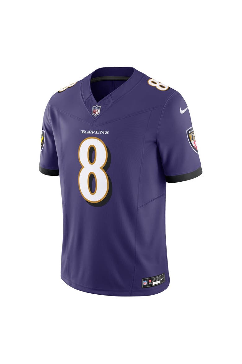 Men's Nike Lamar Jackson Purple Baltimore Ravens Vapor F.U.S.E. Limited Jersey, Alternate, color, Purple