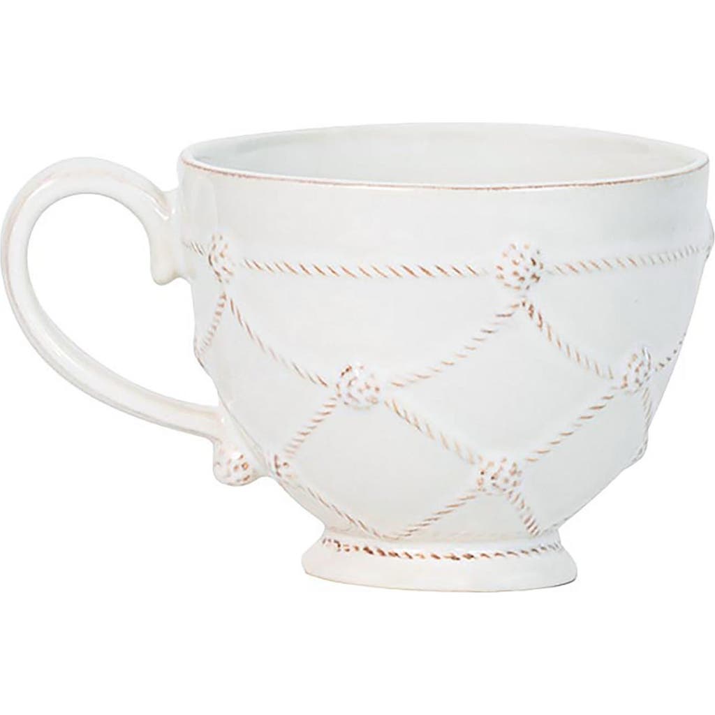 Juliska Jardins Du Monde Breakfast Cup In Whitewash