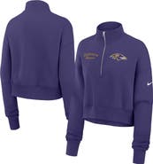 Nike Women's Nike Purple Baltimore Ravens Primetime Phoenix Half-Zip Sweatshirt
