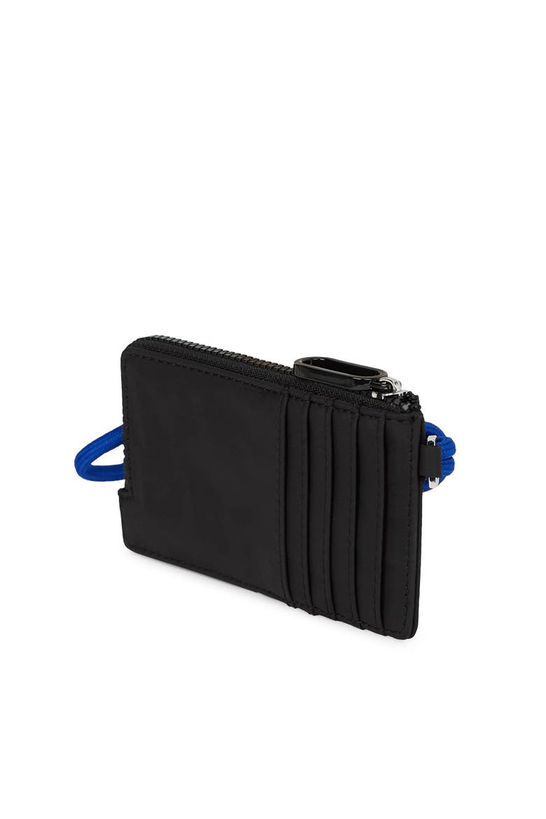 Nylon Cord Card Holder, Alternate, color, Black