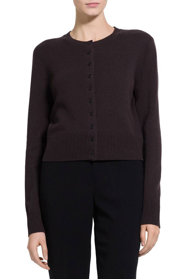 Cashmere Cardigan, Main, color, CACAO