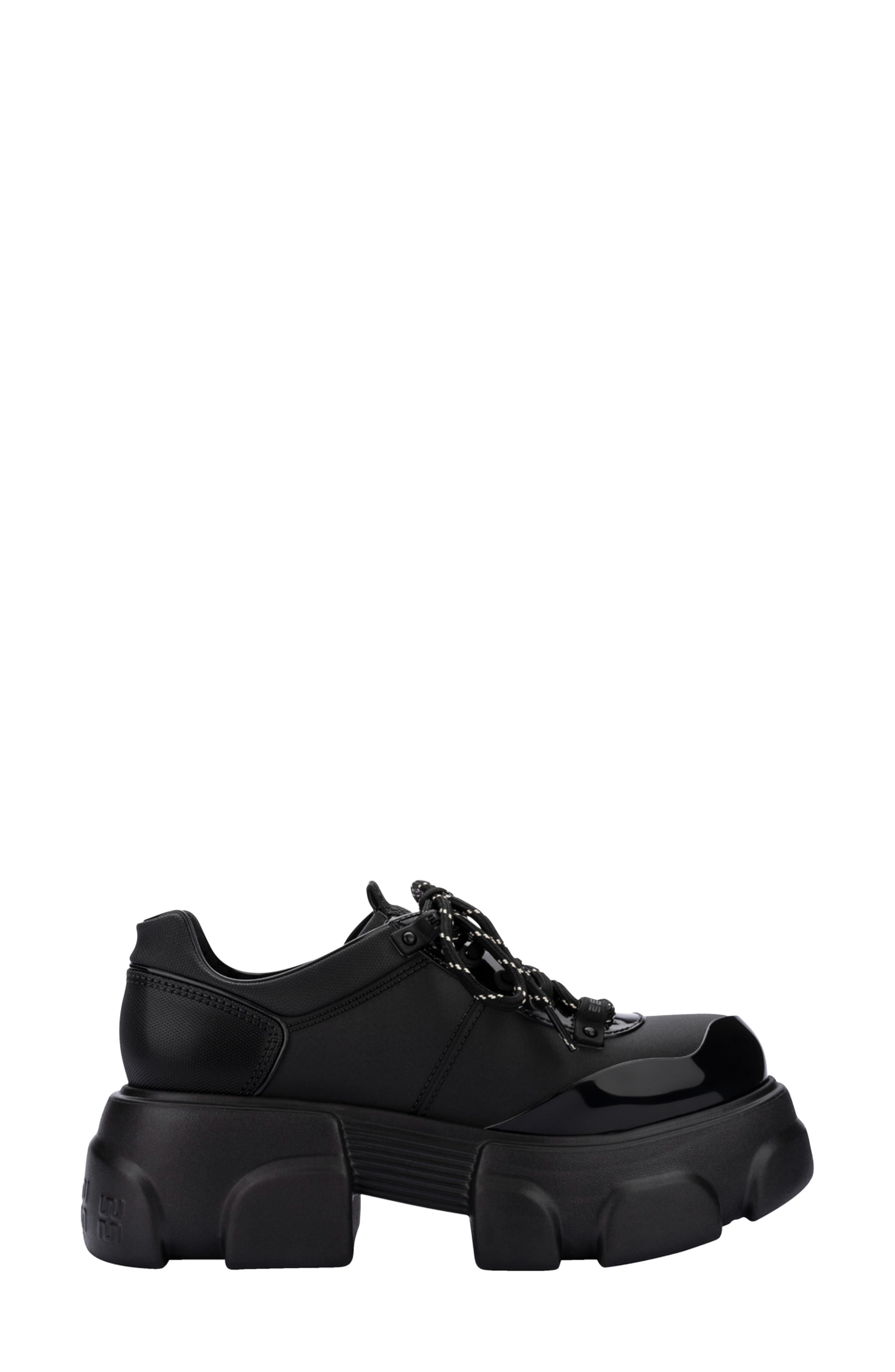 Camp Platform Sneaker, Alternate, color, BLACK