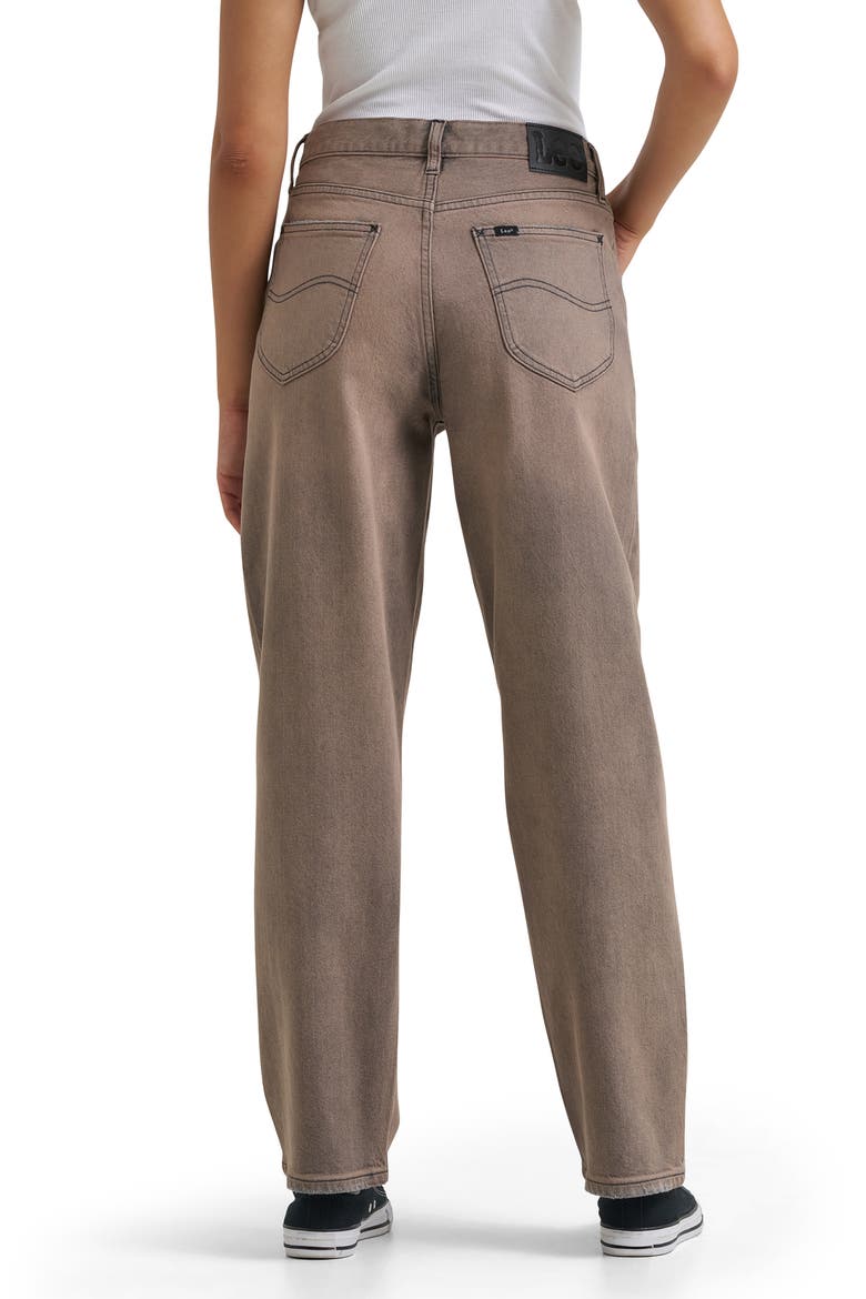 Low Slung Slouch Straight Leg Jeans, Alternate, color, PUZZLE FADE
