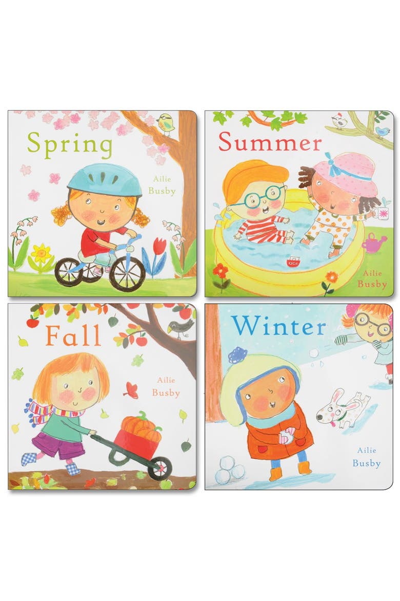 Seasons of the Year Board Books - Set of 4, Main, color, Multicolored