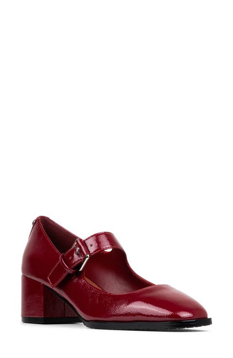 Kiyomi Faux Leather Mary Jane Pump